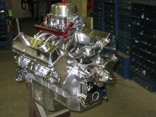 Pontiac CV1 Engine AFTER Chrome-Like Metal Polishing and Buffing Services