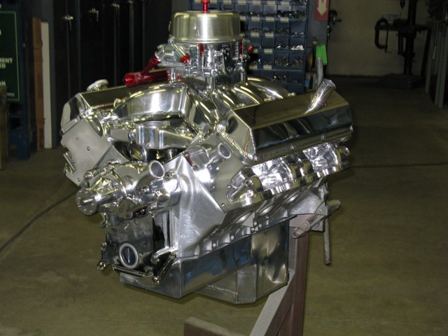 Pontiac CV1 Engine AFTER Chrome-Like Metal Polishing and Buffing Services