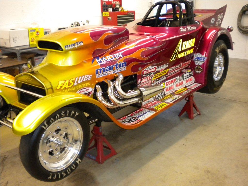 Martin Motorsports V8 Custom Headers AFTER Chrome - Like Metal Polishing and Buffing Services