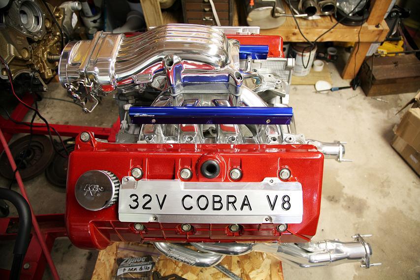 PGreen SVT Cobra V8 Intake Manifold AFTER Chrome - Like Metal Polishing and Buffing Services 