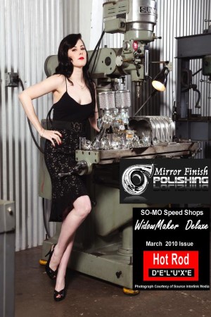 Mirror Finish Polishing's Metal Polishing Work as Featured in the March Edition of Hot Rod Deluxe Magazine!