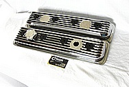 Aluminum Valve Covers AFTER Chrome-Like Metal Polishing and Buffing Services / Restoration Services Plus Custom Painting Services 