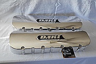 Dart Aluminum Valve Covers AFTER Chrome-Like Metal Polishing and Buffing Services / Restoration Services Plus Custom Painting Services