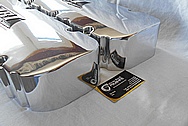 Dart Aluminum Valve Covers AFTER Chrome-Like Metal Polishing and Buffing Services / Restoration Services Plus Custom Painting Services