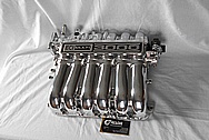 1996 Mitsubishi 3000 GT Aluminum Intake Manifold AFTER Chrome-Like Metal Polishing and Buffing Services / Restoration Services Plus Custom Painting Services