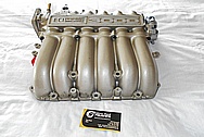 1996 Mitsubishi 3000 GT Aluminum Intake Manifold BEFORE Chrome-Like Metal Polishing and Buffing Services / Restoration Services Plus Custom Painting Services