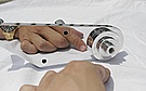 AFTER PHOTO OF FORD GT BRACKET AFTER CHROME POLISHING TO A MIRROR FINISH!