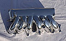 AFTER PHOTO OF TOYOTA SUPRA POLISHED CHROME POLISH INTAKE MANIFOLD AFTER POLISHING TO A MIRROR FINISH!