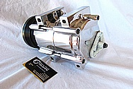 Ford Mustang 5.0L Aluminum V8 AC Compressor AFTER Chrome-Like Metal Polishing and Buffing Services / Restoration Services