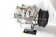 Saleen Mustang Aluminum V8 AC Compressor AFTER Chrome-Like Metal Polishing and Buffing Services / Restoration Services 