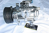 V8 AC Compressor AFTER Chrome-Like Metal Polishing and Buffing Services