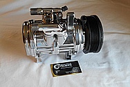 Aluminum AC Compressor AFTER Chrome-Like Metal Polishing and Buffing Services / Restoration Services