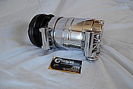 Aluminum V8 Engine AC Compressor AFTER Chrome-Like Metal Polishing and Buffing Services / Restoration Services