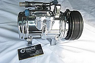 V8 AC Compressor AFTER Chrome-Like Metal Polishing and Buffing Services