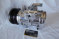 Aluminum AC Compressor AFTER Chrome-Like Metal Polishing and Buffing Services / Restoration Services