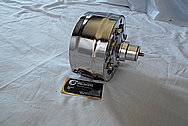Steel AC Compressor Pulleys and AC Compressor AFTER Chrome-Like Metal Polishing and Buffing Services / Restoration Services