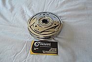 Steel AC Compressor Pulleys and AC Compressor AFTER Chrome-Like Metal Polishing and Buffing Services / Restoration Services