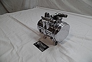 Aluminum AC Compressor Housing AFTER Chrome-Like Metal Polishing and Buffing Services / Restoration Services