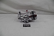 Aluminum AC Compressor AFTER Chrome-Like Metal Polishing - Aluminum Polishing Services