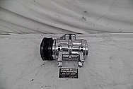 Aluminum AC Compressor AFTER Chrome-Like Metal Polishing - Aluminum Polishing Services