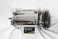 1975 Camaro V8 AC Compressor AFTER Chrome-Like Metal Polishing and Buffing Services
