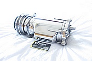 Chevy 305 Engine Steel V8 AC Compressor AFTER Chrome-Like Metal Polishing and Buffing Services