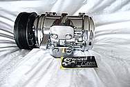 Aluminum AC Compressor AFTER Chrome-Like Metal Polishing and Buffing Services