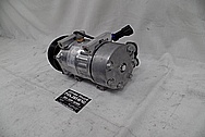 Aluminum AC Compressor BEFORE Chrome-Like Metal Polishing - Aluminum Polishing Services