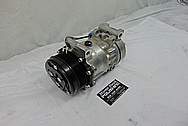 2003 Chevy S10 4.3L V6 Aluminum AC Compressor BEFORE Chrome-Like Metal Polishing - Aluminum Polishing Services