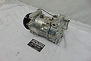 2003 Chevy S10 4.3L V6 Aluminum AC Compressor BEFORE Chrome-Like Metal Polishing - Aluminum Polishing Services