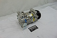 2003 Chevy S10 4.3L V6 Aluminum AC Compressor BEFORE Chrome-Like Metal Polishing - Aluminum Polishing Services