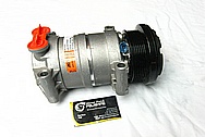 2002 Chevy S10 Aluminum AC Compressor BEFORE Chrome-Like Metal Polishing and Buffing Services