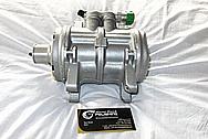 Aluminum V8 AC Compressor BEFORE Chrome-Like Metal Polishing and Buffing Services / Restoration Services 