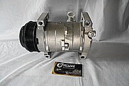 Aluminum AC Compressor BEFORE Chrome-Like Metal Polishing and Buffing Services / Restoration Services