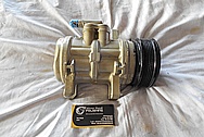 Aluminum AC Compressor BEFORE Chrome-Like Metal Polishing and Buffing Services / Restoration Services