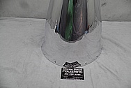 Aluminum Aircraft Spinner AFTER Chrome-Like Metal Polishing - Aluminum Polishing Services - Aircraft Polishing Services 