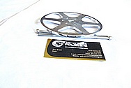 Model Airplane / Aircraft Spinner and Piece AFTER Chrome-Like Metal Polishing and Buffing Services