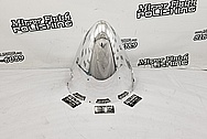 Aluminum Airplane Spinner AFTER Chrome-Like Metal Polishing and Buffing Services - Aluminum Polishing Services