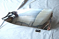 American Airlines Titanium Aircraft Blade AFTER Chrome-Like Metal Polishing and Buffing Services