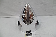 Aluminum Aircraft Spinner AFTER Chrome-Like Metal Polishing and Buffing Services / Restoration Services