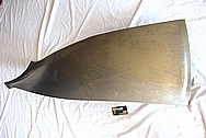 American Airlines Titanium Aircraft Blade BEFORE Chrome-Like Metal Polishing and Buffing Services