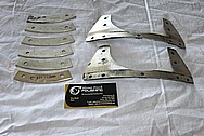 Aluminum Aircraft Parts BEFORE Chrome-Like Metal Polishing and Buffing Services
