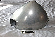 Aluminum Aircraft Spinner BEFORE Chrome-Like Metal Polishing and Buffing Services / Restoration Services 