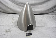 Maculley Aluminum Aircraft Spinner BEFORE Chrome-Like Metal Polishing and Buffing Services / Restoration Services
