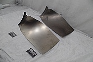 American Airlines Titanium Turbine Blade BEFORE Chrome-Like Metal Polishing - Titanium Polishing Services - Aircraft Polishing Services