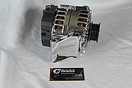 Aluminum, Finned Cast Alternator AFTER Chrome-Like Metal Polishing and Buffing Services / Restoration Services