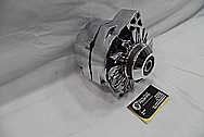 Aluminum, Finned V8 Engine Alternator AFTER Chrome-Like Metal Polishing and Buffing Services / Restoration Services 