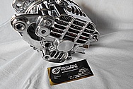 Aluminum V8 Engine Alternator AFTER Chrome-Like Metal Polishing and Buffing Services / Restoration Services 