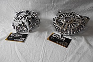 Aluminum V8 Engine Alternator AFTER Chrome-Like Metal Polishing and Buffing Services / Restoration Service