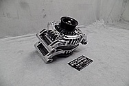 1973 Duster 6.4L Hemi Aluminum Alternator AFTER Chrome-Like Metal Polishing - Aluminum Polishing Services 